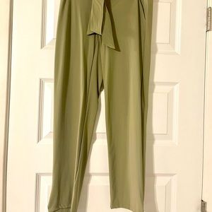 Lightweight Olive Green Casual Pants